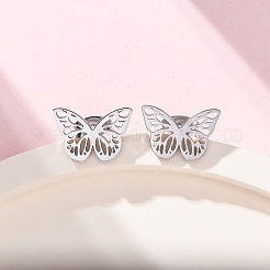 Серьги-гвоздики из нержавеющей стали 304 PW-WG57925-02