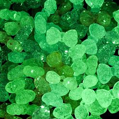 Светящиеся непрозрачные акриловые бусины&nbsp;OACR-G052-11C