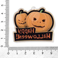 Doppelseitig bedruckte Acrylanhänger mit Halloween-Motiv&nbsp;OACR-Z023-02C