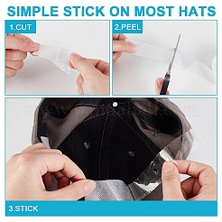 Одноразовые ленты для пота из нетканого материала&nbsp;AJEW-FG0004-35