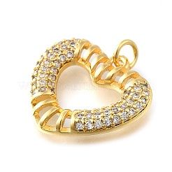 Латуни стразами подвески&nbsp;KK-D362-05G