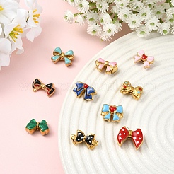 10 шт. 10 стиля эмалевых бусин из нержавеющей стали 304&nbsp;STAS-YW0003-65