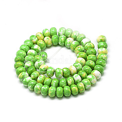 Синтетический океан белого нефрита бисер пряди&nbsp;LS-G-S257-5x10mm-03