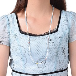 Летние украшения талия из бисера X-NJEW-C00011