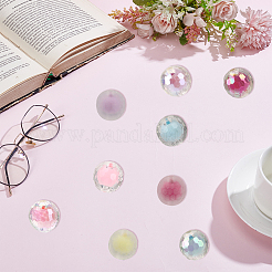 135шт 9 цвета прозрачные акриловые бусины&nbsp;TACR-PA0001-04