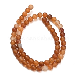 Природного сердолика нитей бисера G-L642-G01-6mm