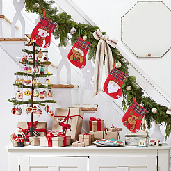 12 ciondolo decorativo per borsa regalo natalizia in stoffa&nbsp;FIND-SP0020-60C
