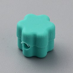Perline focali in silicone fiore&nbsp;SIL-TAC0008-10G