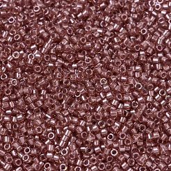 MIYUKIデリカビーズ  シリンダー  日本製シードビーズ  11/0  （db0913)スパークリングサーモンライニングトパーズ  1.3x1.6mm  穴：0.8mm  約20000個/袋  100 G /袋&nbsp;SEED-J020-DB0913