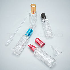 14 шт. 7-х цветные многоразовые стеклянные пластиковые флаконы-распылители MRMJ-BC0002-90