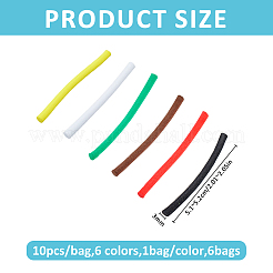 6 sachet de bandes de mousse de 6 couleurs&nbsp;AJEW-FH0009-35C