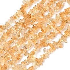 Природный желтый кварц нитей бисера G-K400-A01-5x8