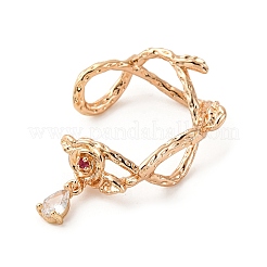 Латунные микро проложат кубических фурнитуры диоксида циркония KK-D378-20G