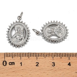 Подвески из нержавеющей стали 304 на тему Девы Марии&nbsp;LS-STAS-I356-05P-01