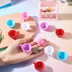 25 tazza da tè in plastica mini in 5 stili&nbsp;DJEW-TA0001-51