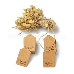 100шт бумажные подарочные бирки CDIS-FS0001-18