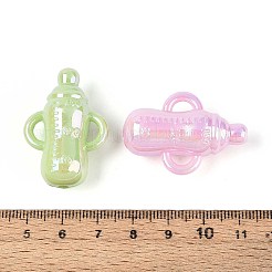 Непрозрачные акриловые бусины с УФ-покрытием OACR-T028-78