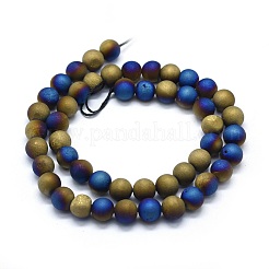 Гальванизированный натуральный druzy агат&nbsp;G-E502-06E