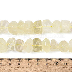 Нити из натуральных бусин лимонного кварца (обработанных нагреванием)&nbsp;G-N347-17A-06