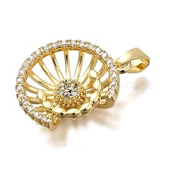 Латунные микро проложить кубического циркония подвески KK-P336-26G