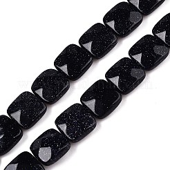 Синтетический синий авантюрин бисер нитей G-T138-166