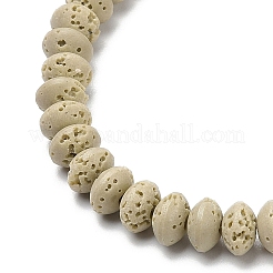 Fili di perle di roccia lavica sintetica&nbsp;G-B087-02A-03