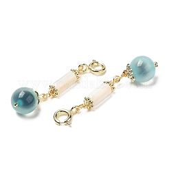 Круглый кулон из натурального агата G-K341-07G