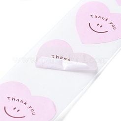 500 шт. сердце с наклейками-словами благодарности&nbsp;DIY-U008-01B