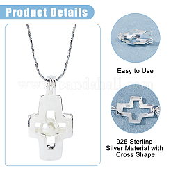 925 pendentifs cage à perles vides en argent sterling&nbsp;STER-WH0005-63