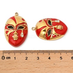 Нержавеющая сталь 304 с эмалированными подвесками из хрустальных страз STAS-G358-04G-02