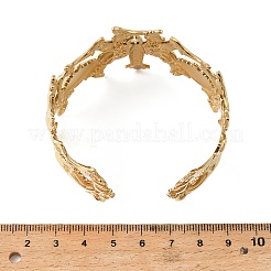 Armreifen mit Ozeanmotiv aus Edelstahl 304 für Damen&nbsp;BJEW-Z171-01G-04