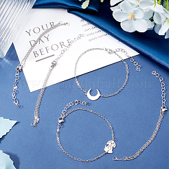 Изготовление браслета-цепочки из нержавеющей стали 304 AJEW-SP0001-01