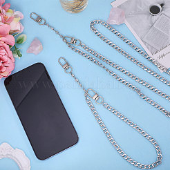 2 шт. кубинские звенья из нержавеющей стали 304 для мобильных цепей HJEW-PH02155