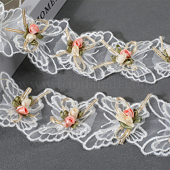 Кружевная отделка из полиэстера 1 ярд&nbsp;SENE-CY0001-03