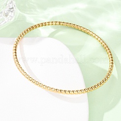 Bracelets en acier inoxydable 304 martelé pour femmes&nbsp;BJEW-Z165-06G