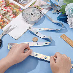 Лента из искусственной кожи длиной 9 ярд с люверсами из сплава с платиновым покрытием OCOR-AR0001-64B