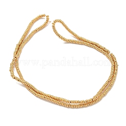 Гальванические нити из синтетических немагнитных гематитовых бусин G-I360-C02-02