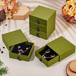 5 Stück Papier-Schmuckverpackungsschubladenboxen&nbsp;CON-TA0001-34C