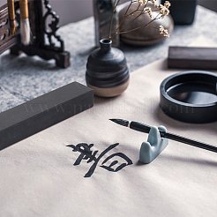 Прямоугольный драгоценный камень бумажная масса&nbsp;OFST-WH0816-012