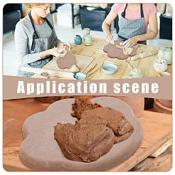 5шт набор форм для лепки из керамической глины и дерева МДФ&nbsp;DIY-WH0349-400B