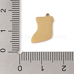 Рождественская тема ионное покрытие(ip) 304 эмалированные подвески из нержавеющей стали&nbsp;STAS-Z083-06G-04