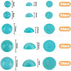 5 cabochon acrylique de style&nbsp;SACR-FH0001-09