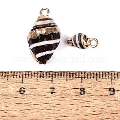Pendentifs en spirale naturelle galvanoplastie&nbsp;SSHEL-Q100-42G