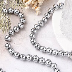 Немагнитные синтетический гематит бисер пряди&nbsp;X-G-S096-10mm-3