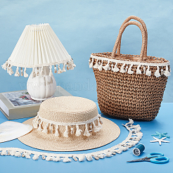 5 ярд хлопка с кружевной отделкой SRIB-GA0001-18