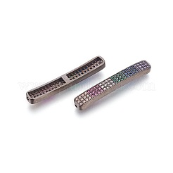 Perles de zircone cubique micro pave en Laiton&nbsp;ZIRC-G146-01B-RS