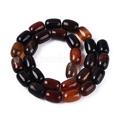 Chapelets de perles d'agate naturelle&nbsp;G-N356-02B-02