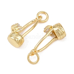 Латунные микро проложить кубического циркония подвески&nbsp;KK-G544-47G