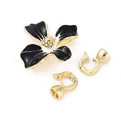 Застежки-застежки из латуни с эмалью KK-U043-10G-02