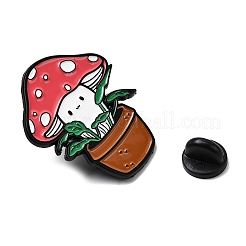 Pilz-Emaille-Anstecknadeln&nbsp;JEWB-I055-02EB-05